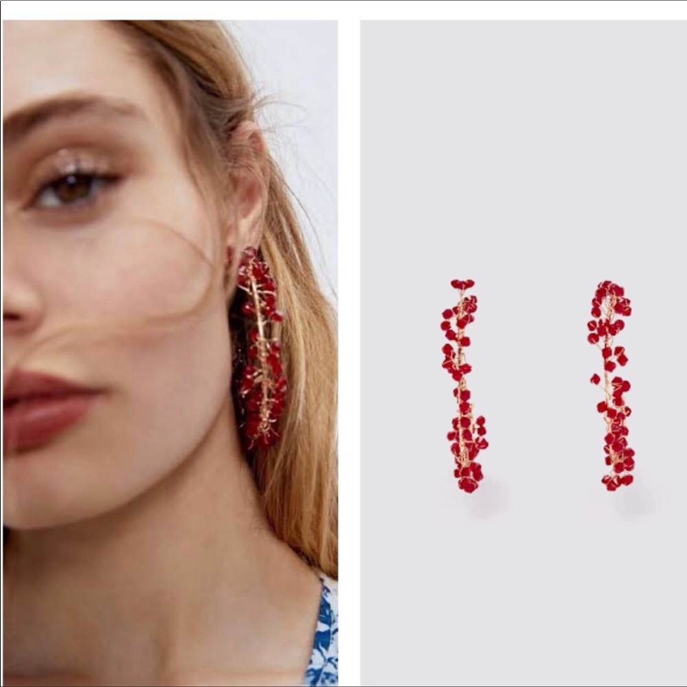 Beautiful crystal earrings